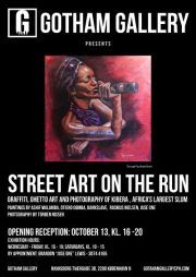 Udstillingen Street Art on the Run kan ses fra lørdag 13.10.